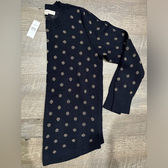 LOFT POLKA DOT SWEATER (MED) NWT - Picture 4 of 15